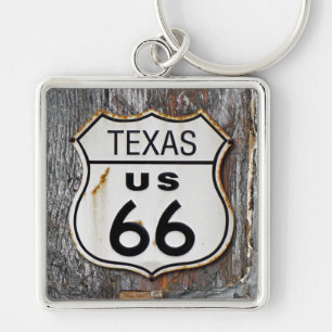 Route 66 van Texas Sleutelhanger