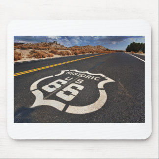 route 66 verkeersteken Verenigde Staten hete weg Muismat