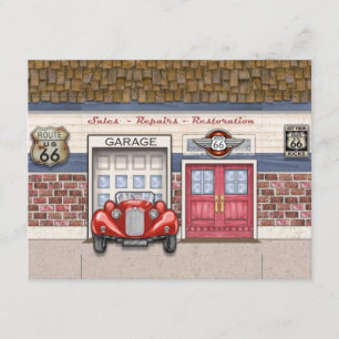 Route 66 - Vintage Cars- Kaart