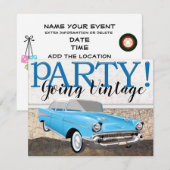 Route 66 - Vintage Cars- Kaart (Voorkant / Achterkant)