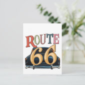 route 66-VS Briefkaart (Staand voorkant)