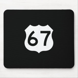 Route 67 Bord Meme Zes Zeven 1 Muismat