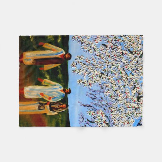 Route à Emmaus - couverture d'ouatine (Devant (Horizontal))