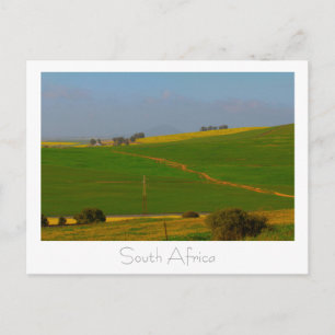 Route Afrique du Sud Paysage rural Carte postale