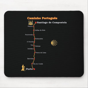 Route Caminho Português De Santiago Etappes Camino Muismat