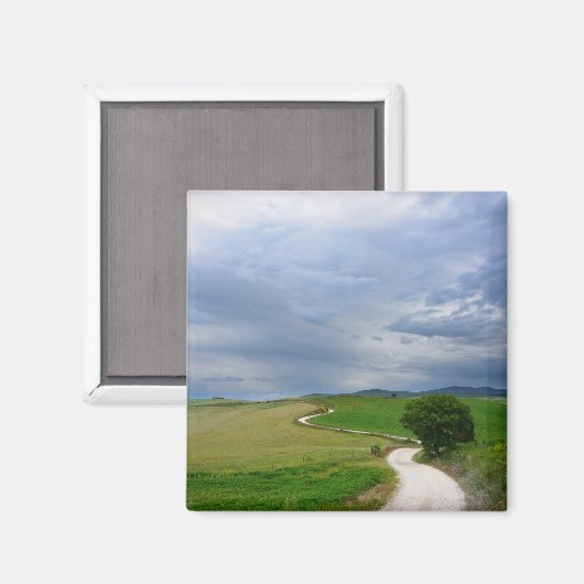 Route courbée vers un aimant de destination (Recto/Verso)