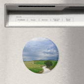 Route courbée vers un aimant rond de destination (In Situ (Lave-vaisselle))