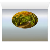 Route de la campagne à l'automne (Intérieur Horizontal (Bas))