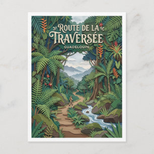 Route de la Traversée Petit-Bourg Guadeloupe Briefkaart