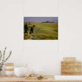 Route de Terrapille en Toscane affiche (Cuisine)