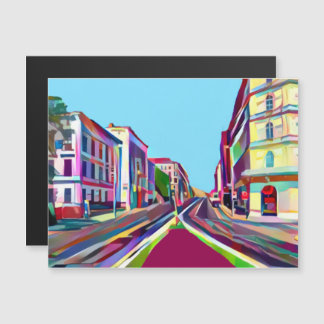 Route de Vienne, Autriche Carte magnétique