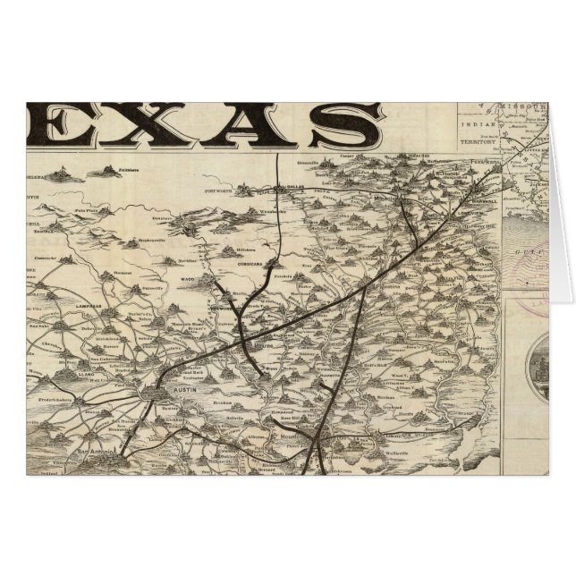 Route naar Texas (Voorkant Horizontaal)