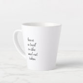 Route non prise en latte Mug (Angle gauche)