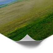 Route sinueuse vers une affiche de destination imp (Coin)