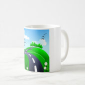 Route vallonnée, mug (Devant droit)