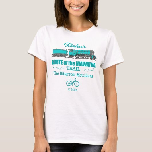 Route van de Hiawatha (RT2) T-shirt (Voorkant)