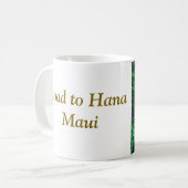 Route vers Hana Maui Cascade Café Mug (Devant gauche)