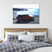 Route vers la mer Hawaii jeep hors route toile de (Insitu(Chambre))