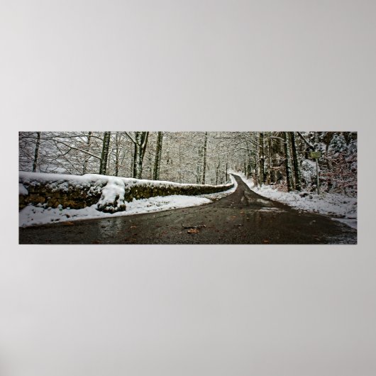 Route vers l'avenir - Poster 36x12 (Devant)