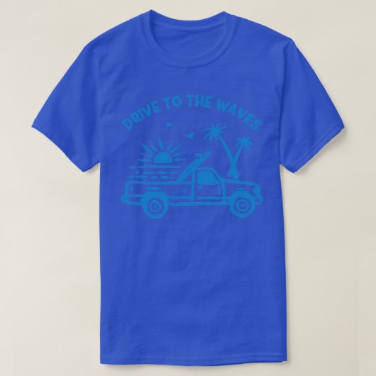 Route vers le TShirt Waves (Design devant)