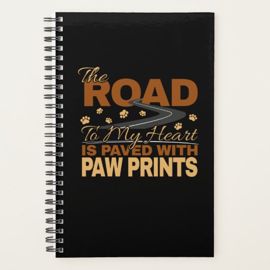 Route vers mon coeur Pavé en Amoureux des chiens E (Devant)