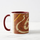 Route Vintage 66 Mug (Gauche)