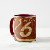 Route Vintage 66 Mug (Devant gauche)