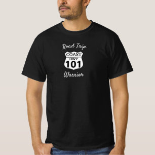Route Voyage Guerrier Côte Route 101- T-Shirt