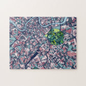 Routekaart Rome Italië Legpuzzel (Horizontaal)