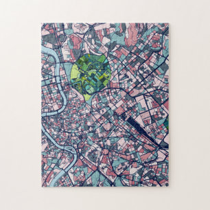 Routekaart Rome Italië Legpuzzel