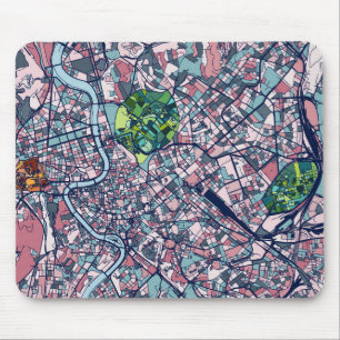 Routekaart Rome Italië Muismat