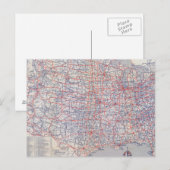 Routekaart Verenigde Staten Briefkaart (Voorkant / Achterkant)