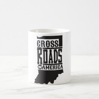 Routes croisées de tasse de l'Amérique Indiana