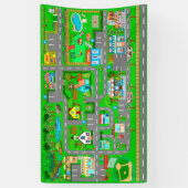 Routes de ville pour voitures 3x5 Bannière (Vertical)