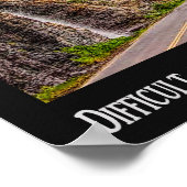 Routes difficiles - Belles Destinations - Poster (Coin)