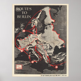 Routes toBerlin Poster