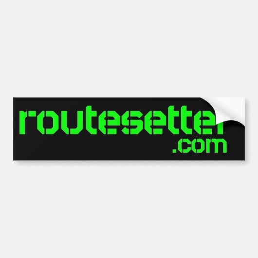 routesetter.com-sticker bumpersticker (Voorkant)