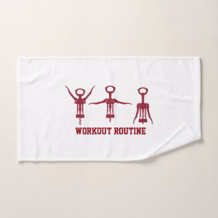 Routine Jouw tekst Gym Handdoek