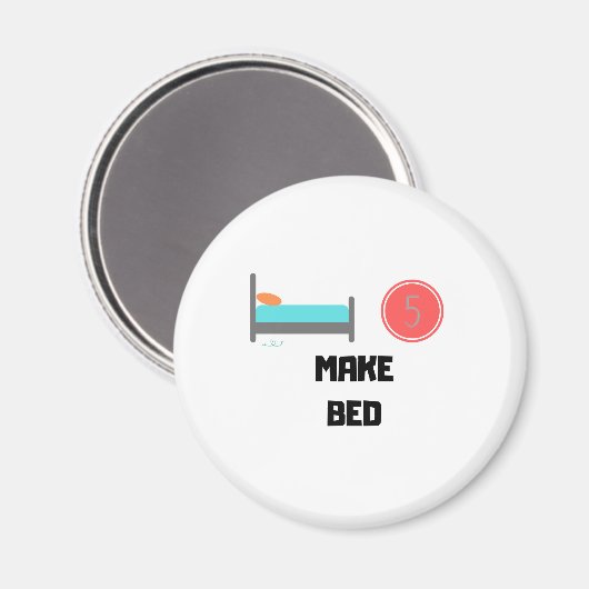 Routine magnet magneet (Voorkant / Achterkant)