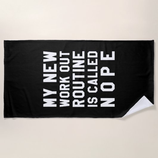 Routine uitwerken strandlaken (Voorkant)