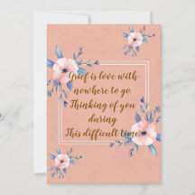 "Rouw is onbestendige liefde", beterschapkaarten.