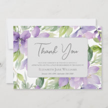 Rouw na overlijden Paarse bloemen