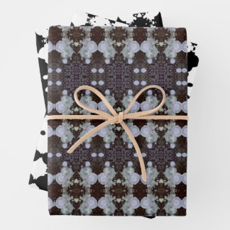 rouwboombast met patroon inpakpapier vel