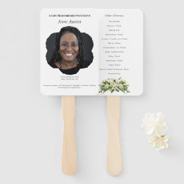 Rouwbord Programma Waier Spiritueel & Vertroostend Handwaaier