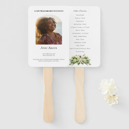 Rouwbord Programma Waier Spiritueel & Vertroostend Handwaaier