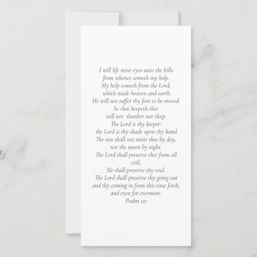 Rouwcartoen, katholieke kaart (Achterkant)