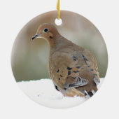 rouwduif keramisch ornament (Achterkant)