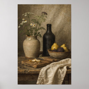 Rouwe Fles, Vijgen en Wilde Stengels Poster