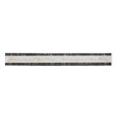 Rouwend zwart marmer wit marmer gouden script lint (Voorkant)