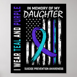 rouwende dochter zelfmoord bewustwording preventie poster